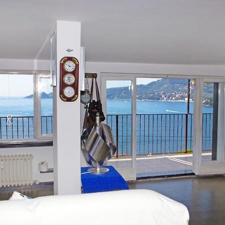 Nautilus Vista Mare Mozzafiato A 180 Gradi- Posto Auto Privato - 2 Camere Matrimoniali Piu 1 Divano Letto Singolo-Sky,Netflix-Wifi 200Mg Rapallo Kültér fotó