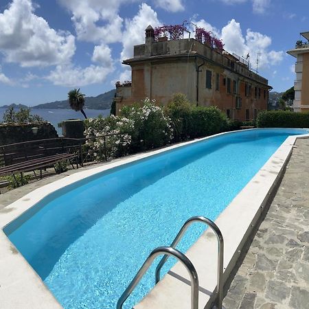 Nautilus Vista Mare Mozzafiato A 180 Gradi- Posto Auto Privato - 2 Camere Matrimoniali Piu 1 Divano Letto Singolo-Sky,Netflix-Wifi 200Mg Rapallo Kültér fotó