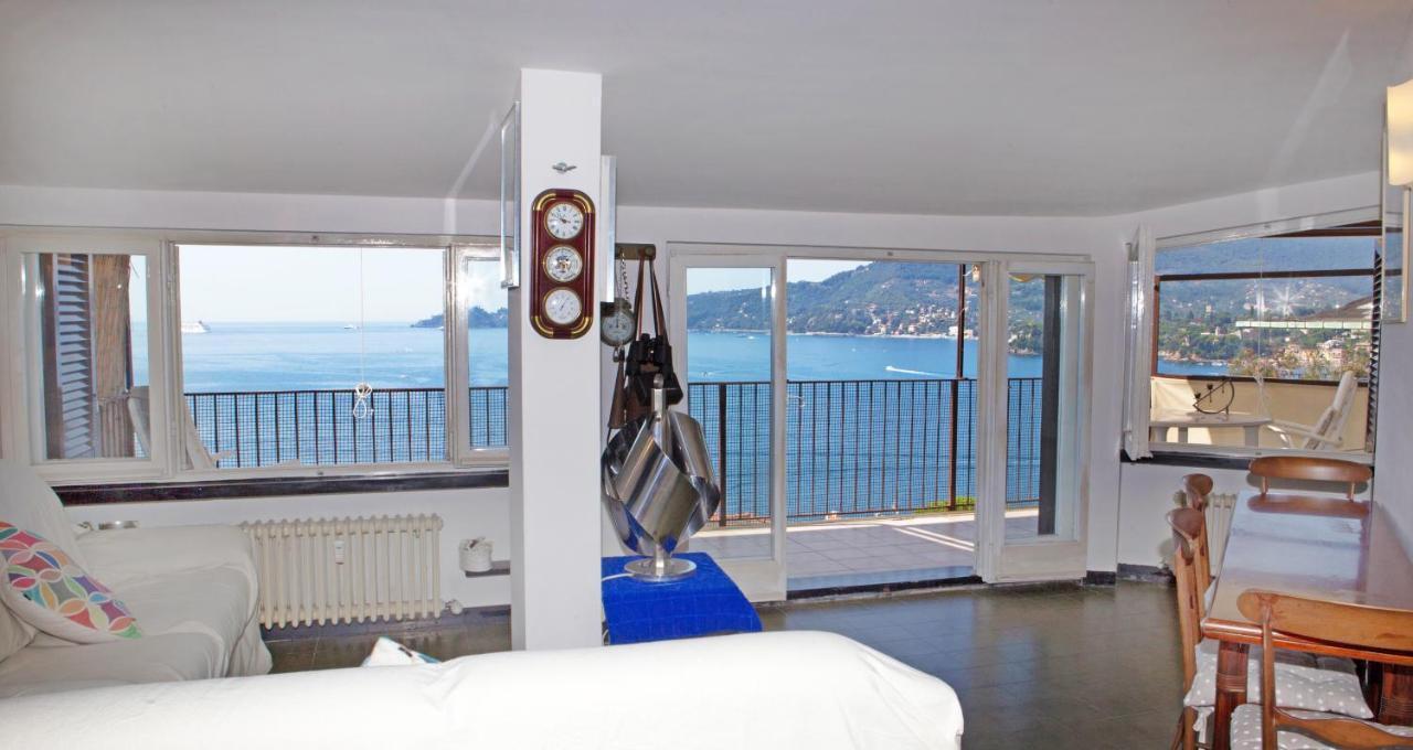 Nautilus Vista Mare Mozzafiato A 180 Gradi- Posto Auto Privato - 2 Camere Matrimoniali Piu 1 Divano Letto Singolo-Sky,Netflix-Wifi 200Mg Rapallo Kültér fotó