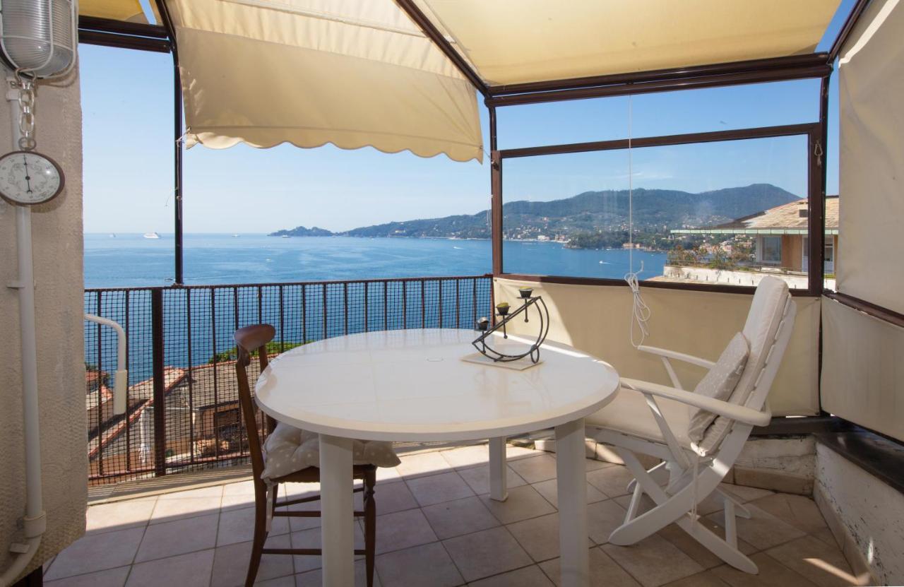 Nautilus Vista Mare Mozzafiato A 180 Gradi- Posto Auto Privato - 2 Camere Matrimoniali Piu 1 Divano Letto Singolo-Sky,Netflix-Wifi 200Mg Rapallo Kültér fotó