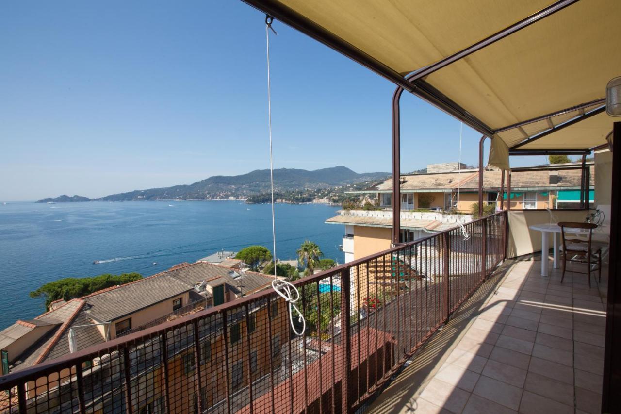 Nautilus Vista Mare Mozzafiato A 180 Gradi- Posto Auto Privato - 2 Camere Matrimoniali Piu 1 Divano Letto Singolo-Sky,Netflix-Wifi 200Mg Rapallo Kültér fotó