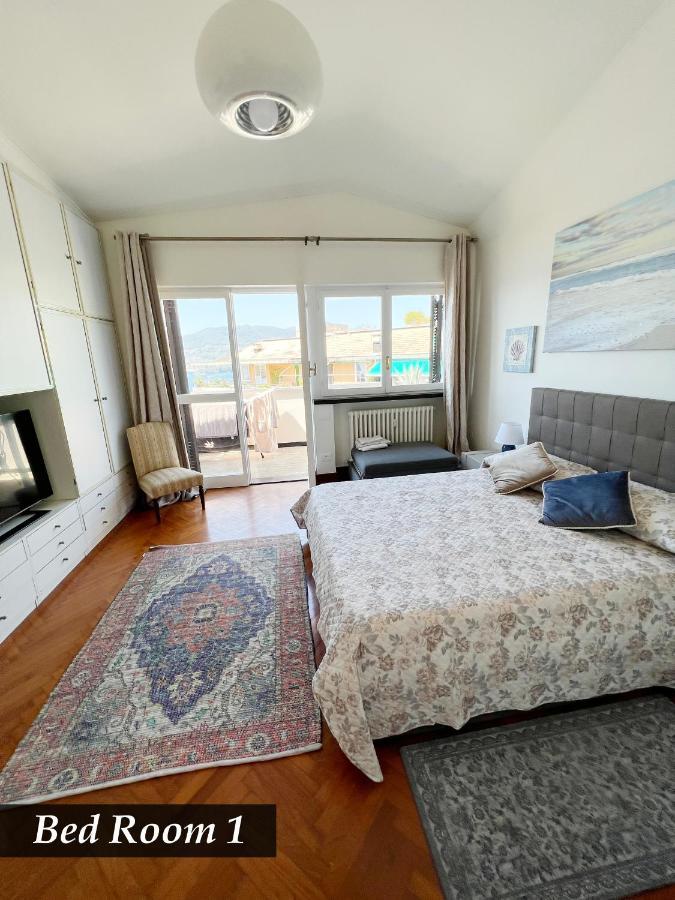Nautilus Vista Mare Mozzafiato A 180 Gradi- Posto Auto Privato - 2 Camere Matrimoniali Piu 1 Divano Letto Singolo-Sky,Netflix-Wifi 200Mg Rapallo Kültér fotó