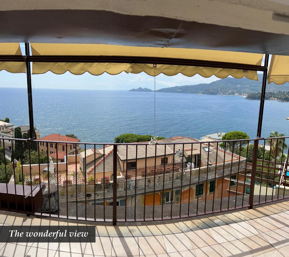 Nautilus Vista Mare Mozzafiato A 180 Gradi- Posto Auto Privato - 2 Camere Matrimoniali Piu 1 Divano Letto Singolo-Sky,Netflix-Wifi 200Mg Rapallo Kültér fotó