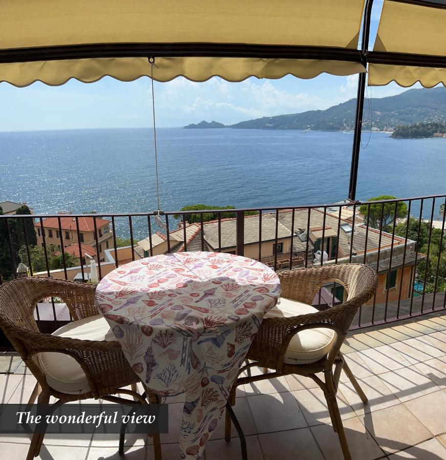 Nautilus Vista Mare Mozzafiato A 180 Gradi- Posto Auto Privato - 2 Camere Matrimoniali Piu 1 Divano Letto Singolo-Sky,Netflix-Wifi 200Mg Rapallo Kültér fotó
