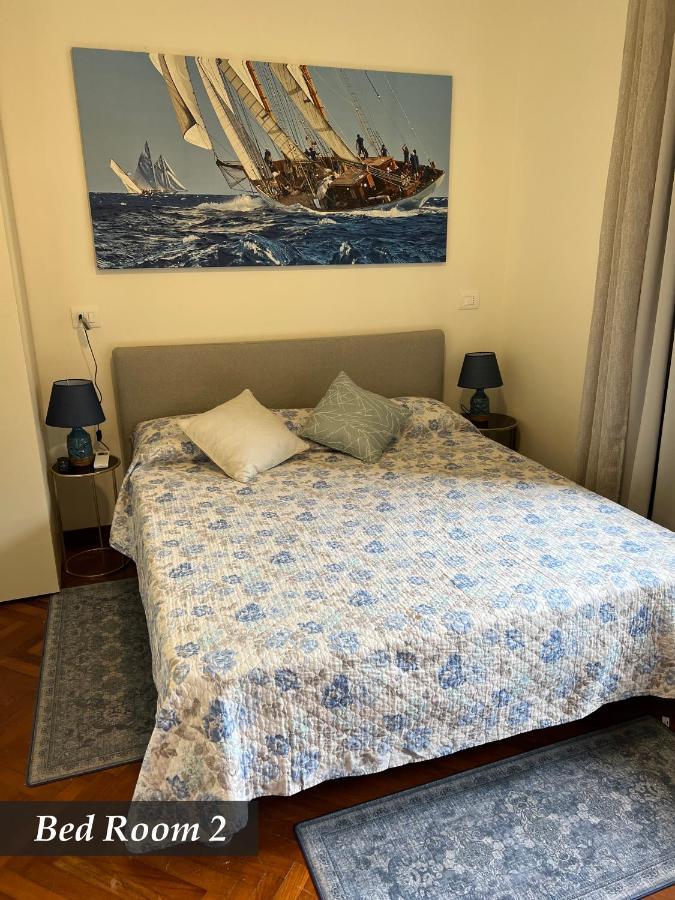 Nautilus Vista Mare Mozzafiato A 180 Gradi- Posto Auto Privato - 2 Camere Matrimoniali Piu 1 Divano Letto Singolo-Sky,Netflix-Wifi 200Mg Rapallo Kültér fotó
