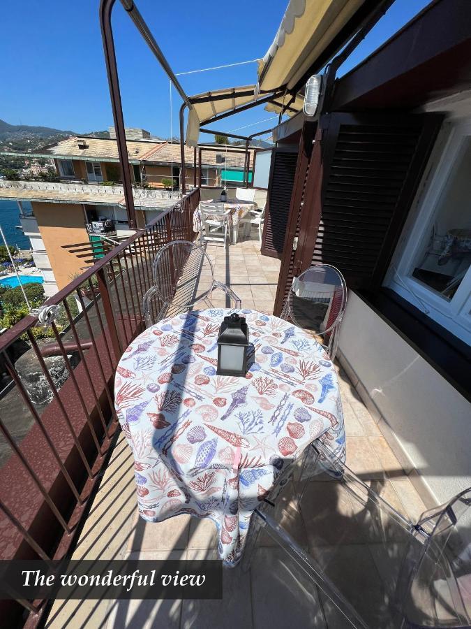 Nautilus Vista Mare Mozzafiato A 180 Gradi- Posto Auto Privato - 2 Camere Matrimoniali Piu 1 Divano Letto Singolo-Sky,Netflix-Wifi 200Mg Rapallo Kültér fotó