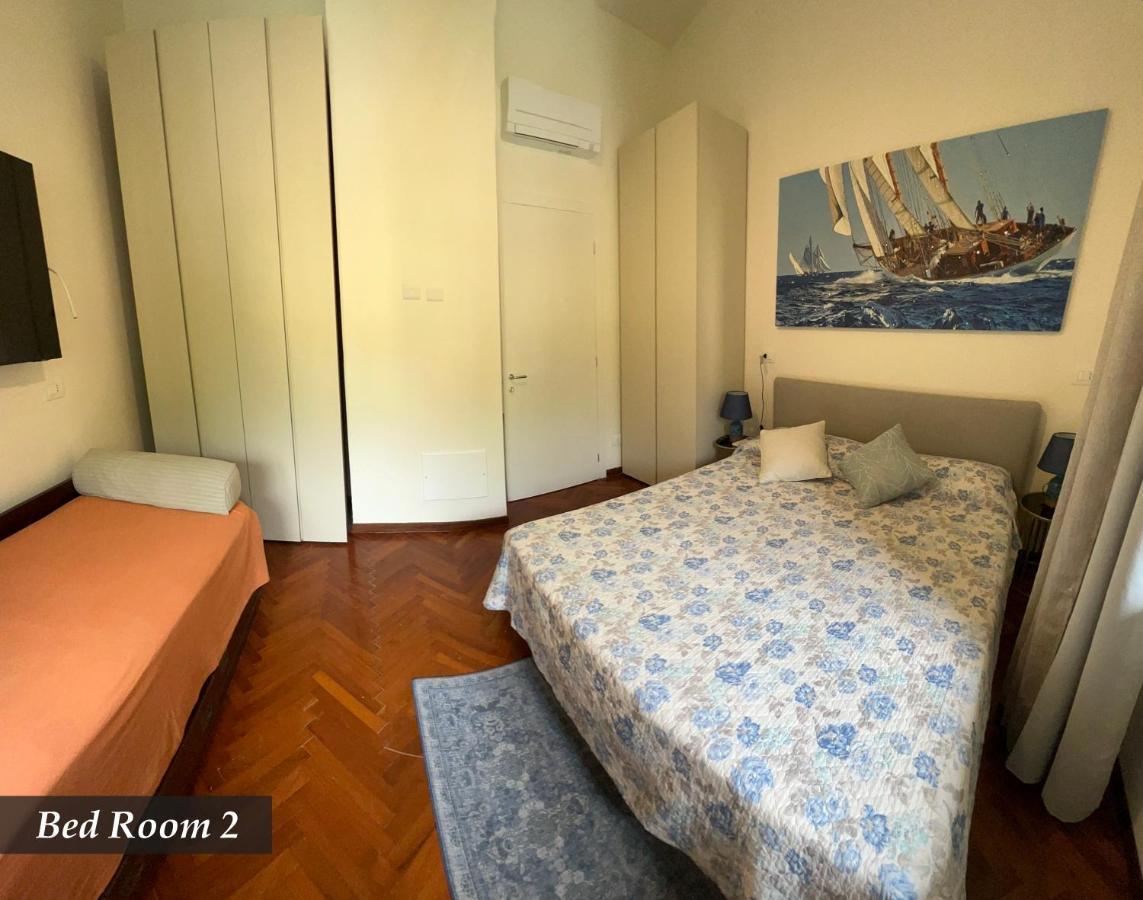 Nautilus Vista Mare Mozzafiato A 180 Gradi- Posto Auto Privato - 2 Camere Matrimoniali Piu 1 Divano Letto Singolo-Sky,Netflix-Wifi 200Mg Rapallo Kültér fotó